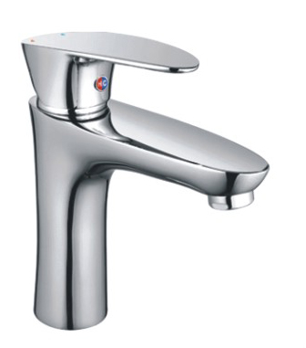 Single-hole basin faucet