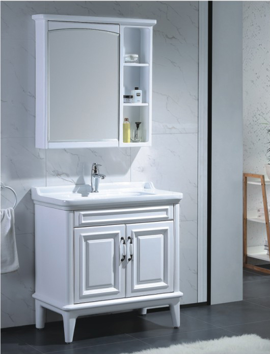 High-grade solid wood bathroom cabinet