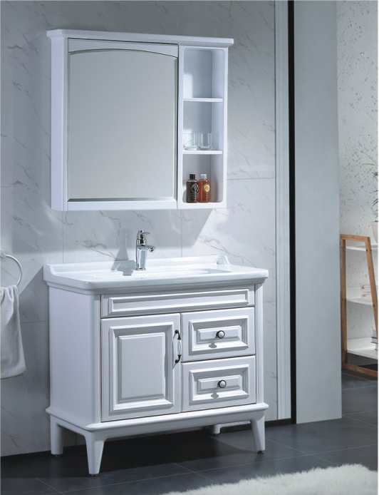 High-grade solid wood bathroom cabinet