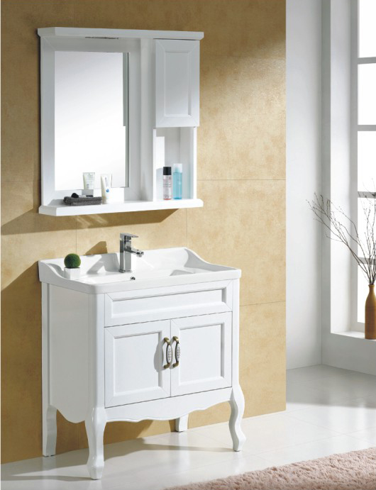 High-grade solid wood bathroom cabinet