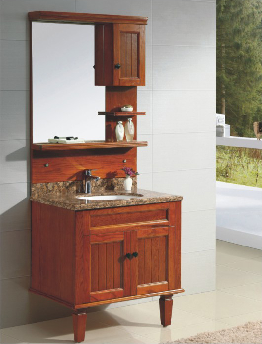 High-grade oak bathroom cabinet