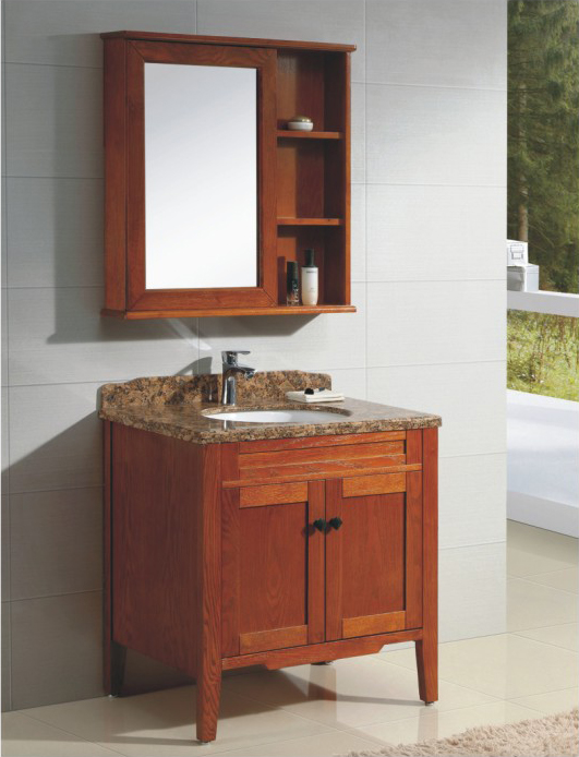 High-grade oak bathroom cabinet