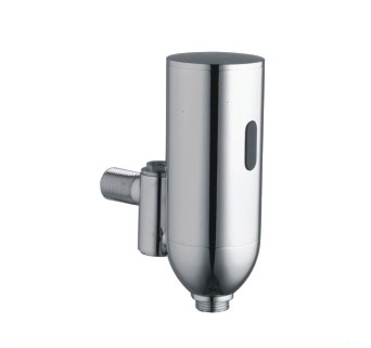 Open-installed urinal induction flusher