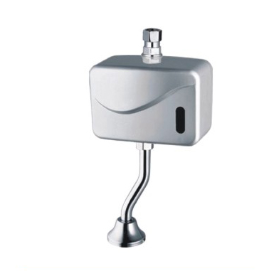 Open-installed urinal induction flusher