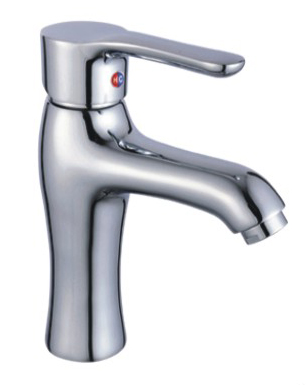 Single-hole basin faucet