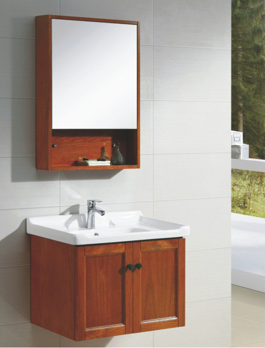 High-grade solid wood bathroom cabinet