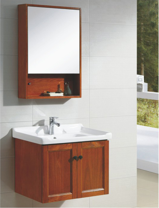 High-grade oak bathroom cabinet