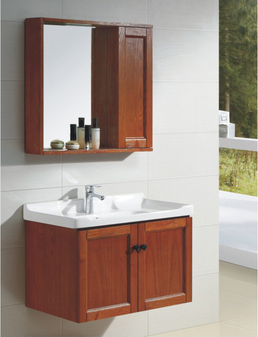 High-grade oak bathroom cabinet