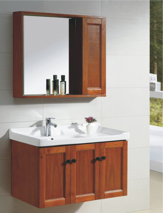 High-grade oak bathroom cabinet