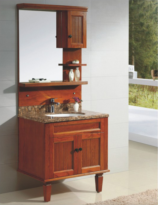 High-grade oak bathroom cabinet